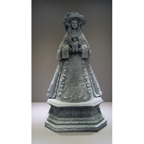 Virgen Pastora resinaplata oscura