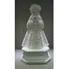 Virgen de Pastora resina blanco nieve