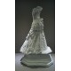 Virgen de Pastora resina blanco nieve