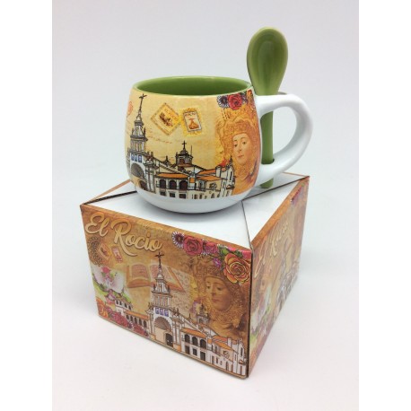 TAZA MINI BOX ROCIO CON CAJA 9,5 x 7 cm