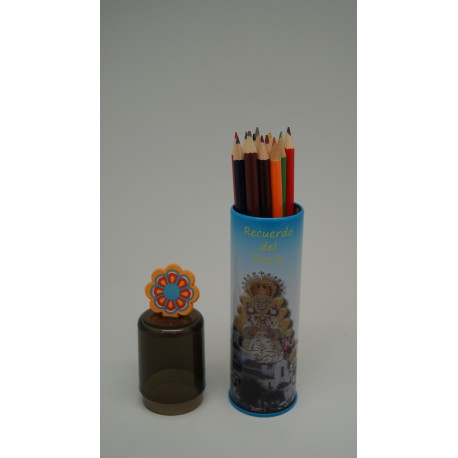 ESTUCHE TUBO CON LÁPICES