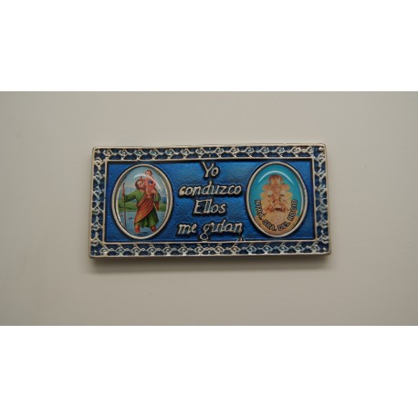 PLACA DE COCHE ELLOS ME GUÍAN