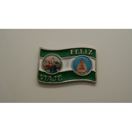 PLACA DE COCHE BANDERA