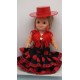 MUÑECA FLAMENCA SOMBRERO PQ
