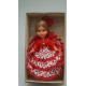 MUÑECA FLAMENCA GRANDE PEINETA TRAJE BLANCO