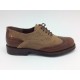 Zapato c-08 marrón  piel