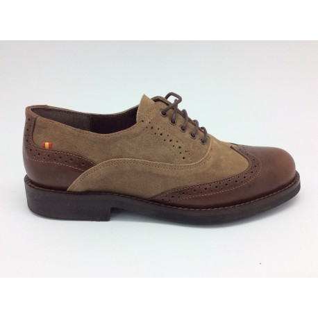 Zapato c-08 marrón  piel