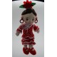 Muñeca flamenca de peluche