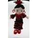 Muñeca flamenca de peluche