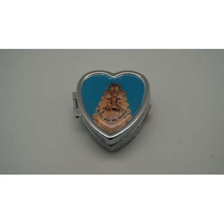 Pastillero corazón virgen del rocio