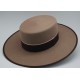 Sombrero de lana color nutria