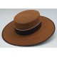 Sombrero de fibra color habano