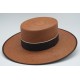 Sombrero ala ancha panamá marrón