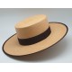 Sombrero ala ancha panamá color camel