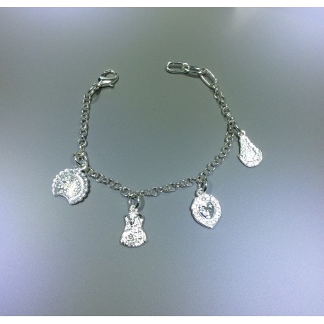 Pulsera colgantes vírgenes
