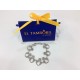Pulsera siluetas modernas