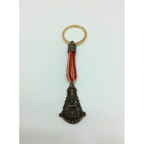 Llavero silueta en bronce