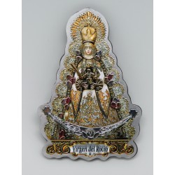 IMAN METALIZADO VIRGEN DE REINA
