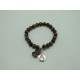 Pulsera bolas de cristal