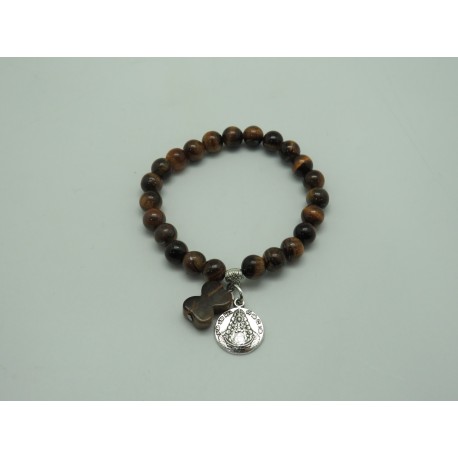 Pulsera bolas de cristal