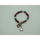 Pulsera bolas de cristal
