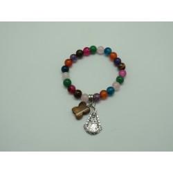 Pulsera bolas de cristal