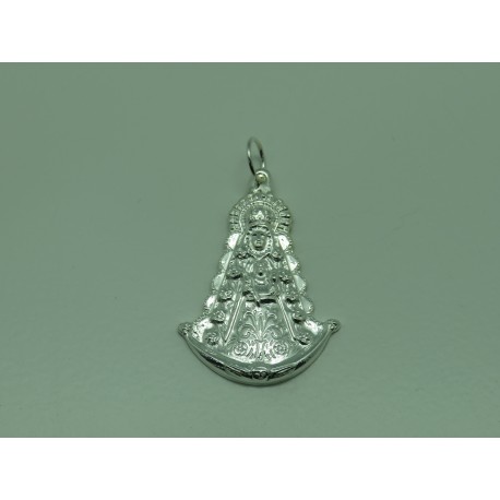 Cg medalla virgen del Rocío plata 925