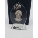 Figura de cristal ovalada