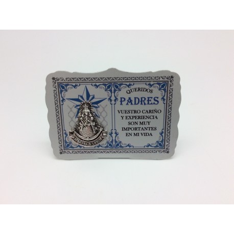 Placa dedicatoria familia