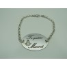 Pulsera mamá plata de ley 925