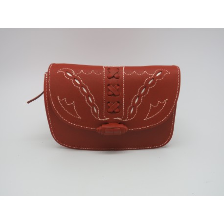 Bolso bandolera piel trenzada
