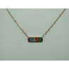 Cadena con placa mama