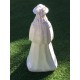 Pastora ceramica esmaltada Blanca 42cm