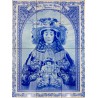 Mosaico de la virgen del rocio Azul (Pastora )